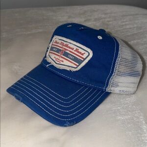 Dave Matthews Band Distressed Blue Trucker Hat